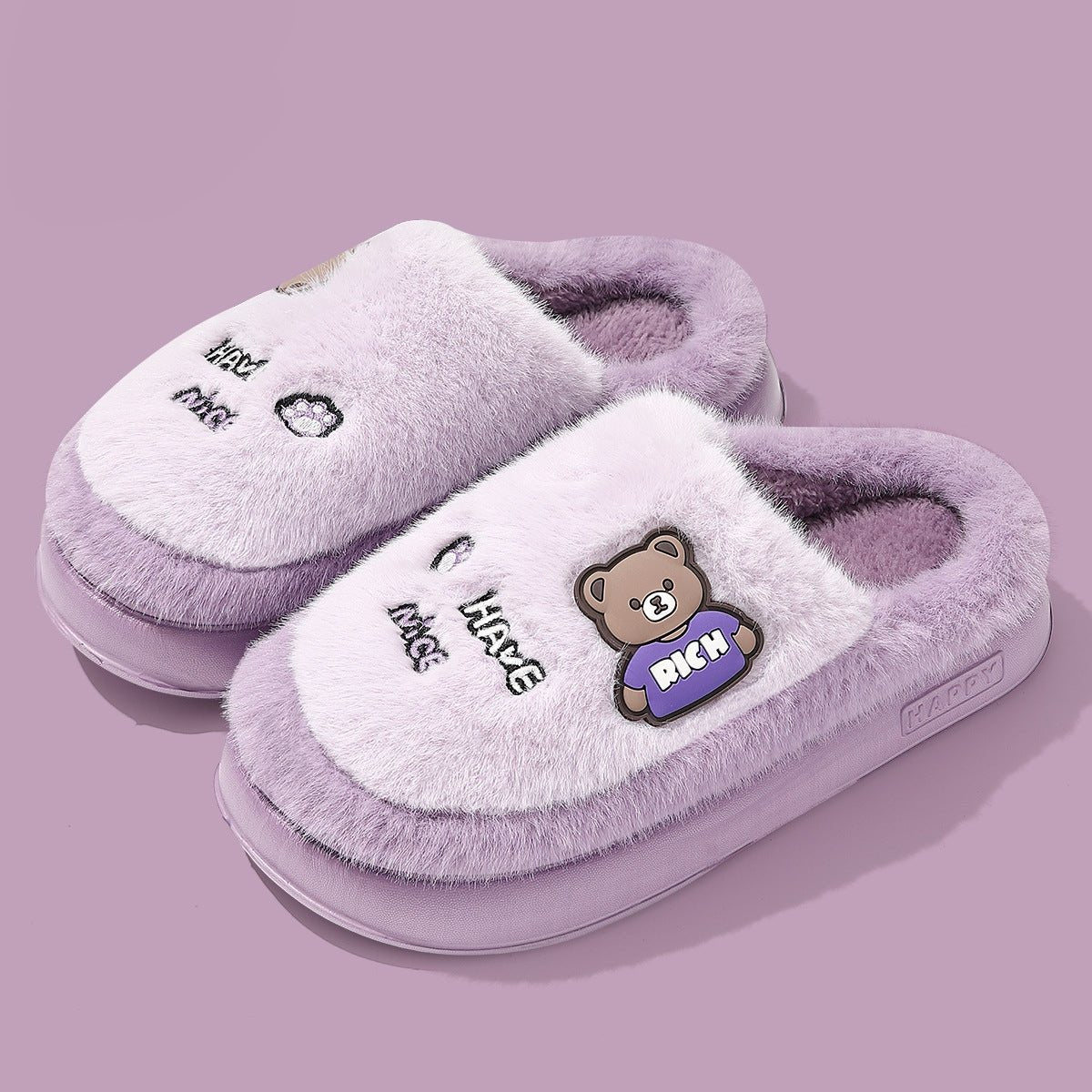 Black Bear Slippers - Cozy Winter Footwear | DEEDAR - shop_name