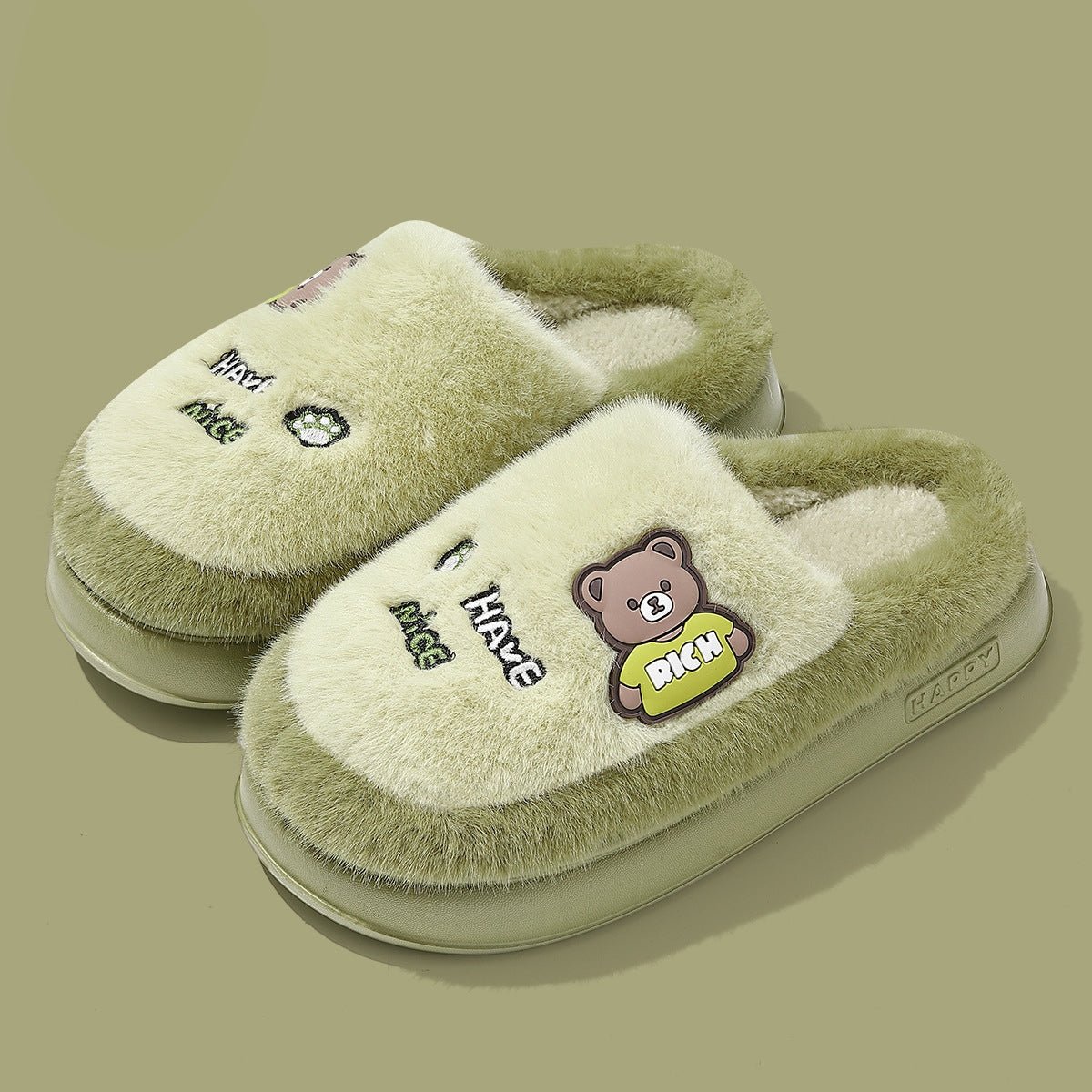 Black Bear Slippers - Cozy Winter Footwear | DEEDAR - shop_name