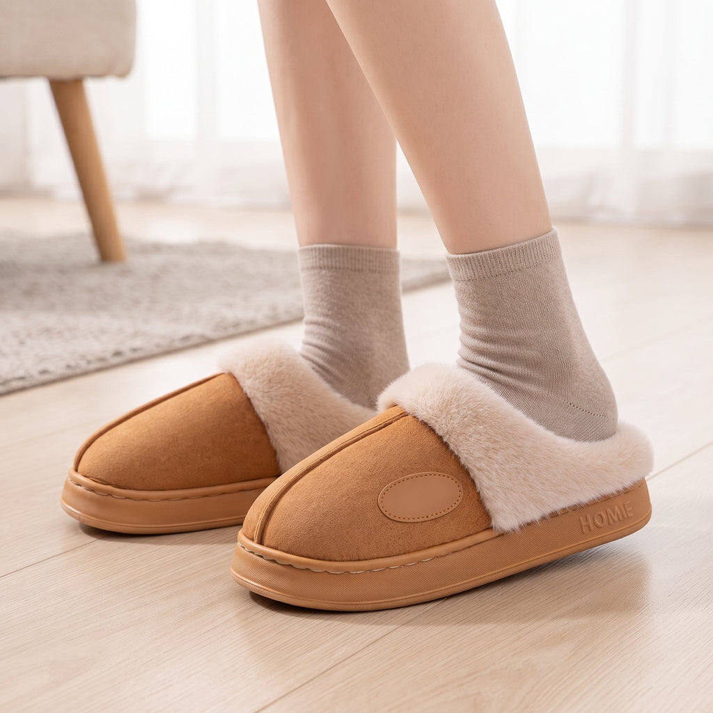 Cozy Winter Plush Slippers - #shop_name
