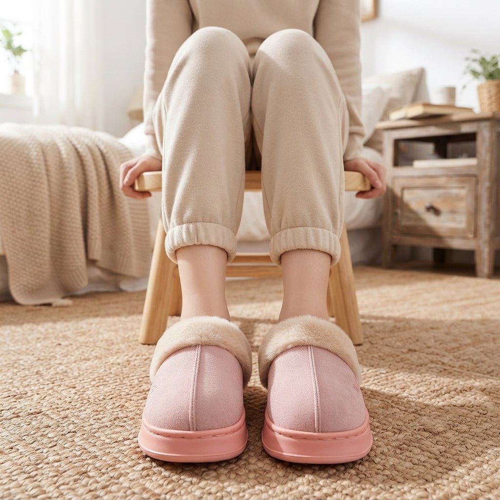 Cozy Winter Plush Slippers - #shop_name