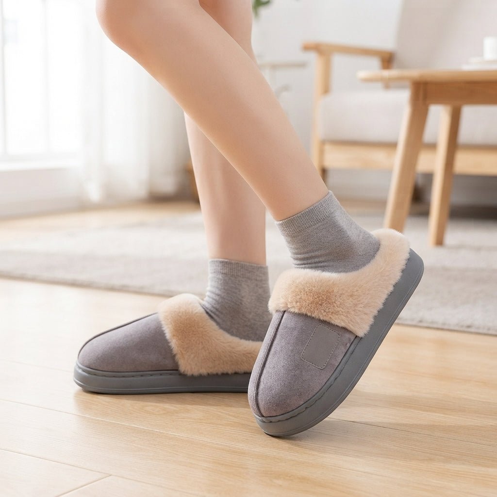 Cozy Winter Plush Slippers - #shop_name
