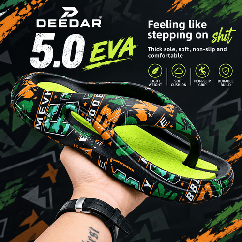 Men's Stylish Printed EVA Slides – Comfort Meets Street Style - #shop_name