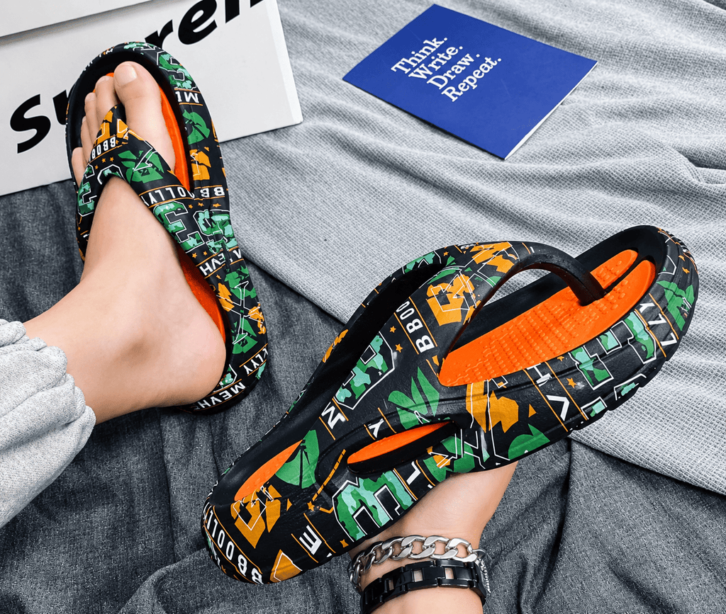 Men's Stylish Printed EVA Slides – Comfort Meets Street Style - #shop_name