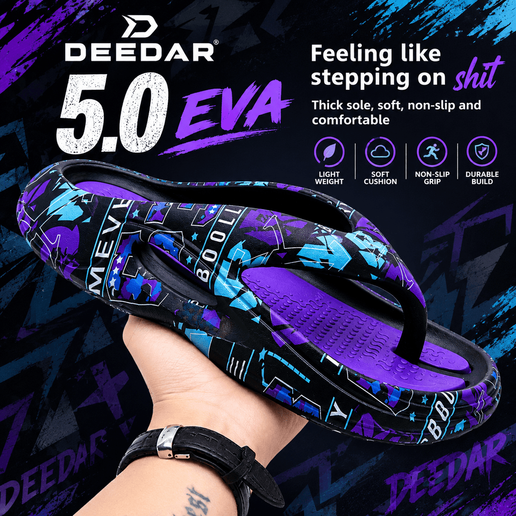 Men's Stylish Printed EVA Slides – Comfort Meets Street Style - #shop_name