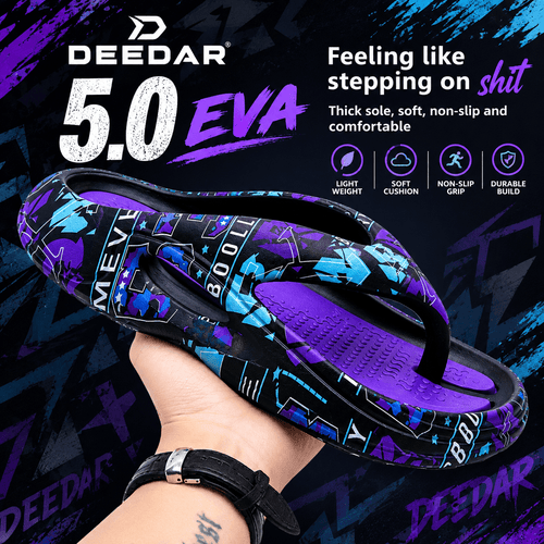 Men's Stylish Printed EVA Slides – Comfort Meets Street Style - #shop_name