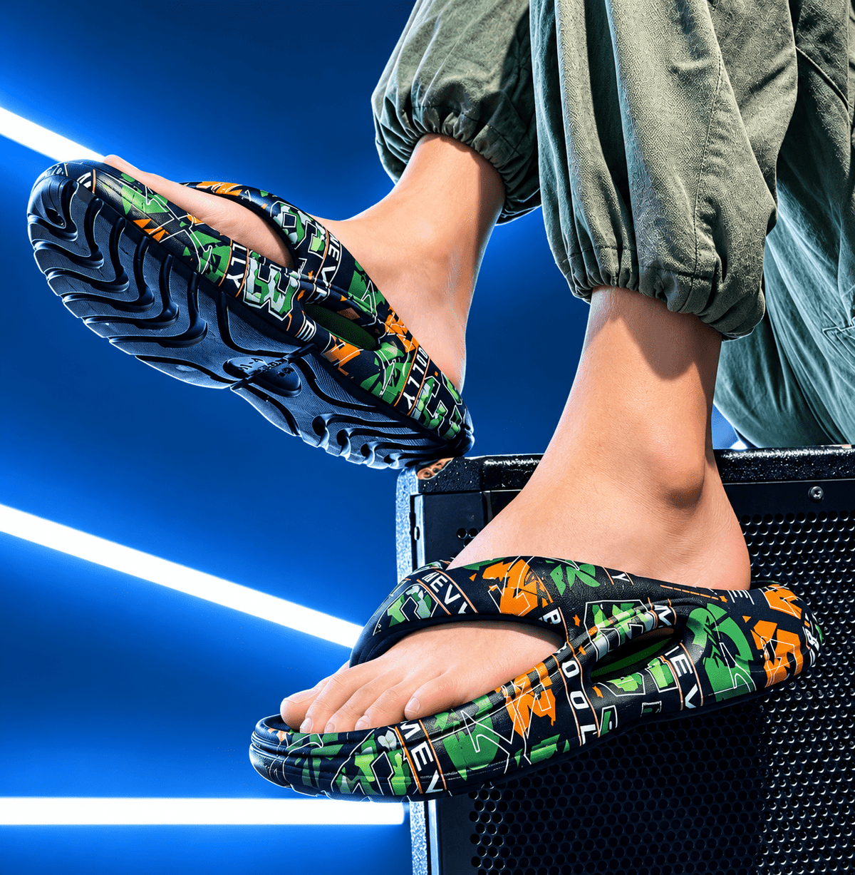 Men's Stylish Printed EVA Slides – Comfort Meets Street Style - #shop_name