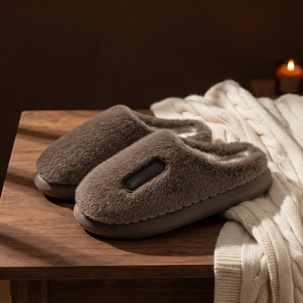 Winter Warm Plush Slippers for Women - shop_name