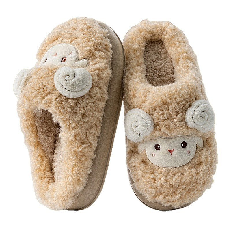 Women's Warm Plush Home Slippers - shop_name