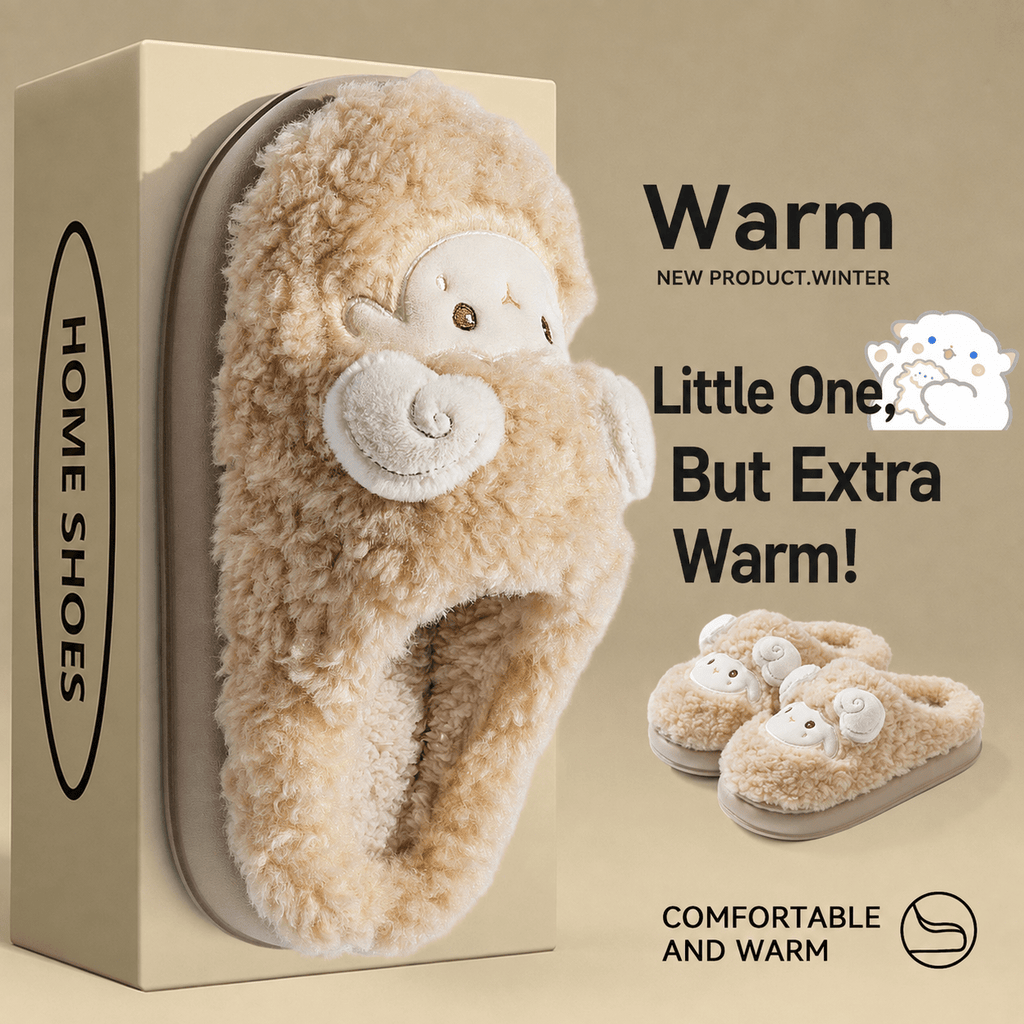 Women's Warm Plush Home Slippers - shop_name
